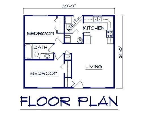 Garage Conversion ADU Floor Plan Accessory Dwelling Unit